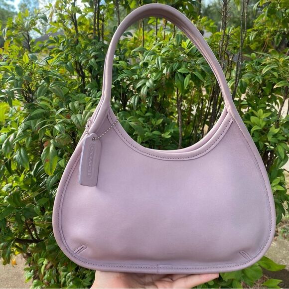 •RARE• COACH Lavender Vintage Mini Ergo Hobo Baguette Y2K Hampton Winnie 9027 - Picture 1 of 14